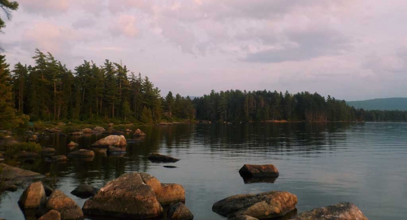 canoeing trip in maine